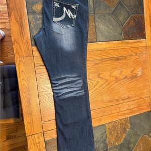 Maurices Dark Blue Bootcut Jeans
